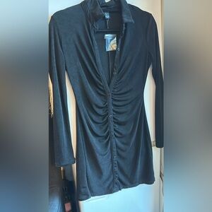 Shirt dress long sleeves